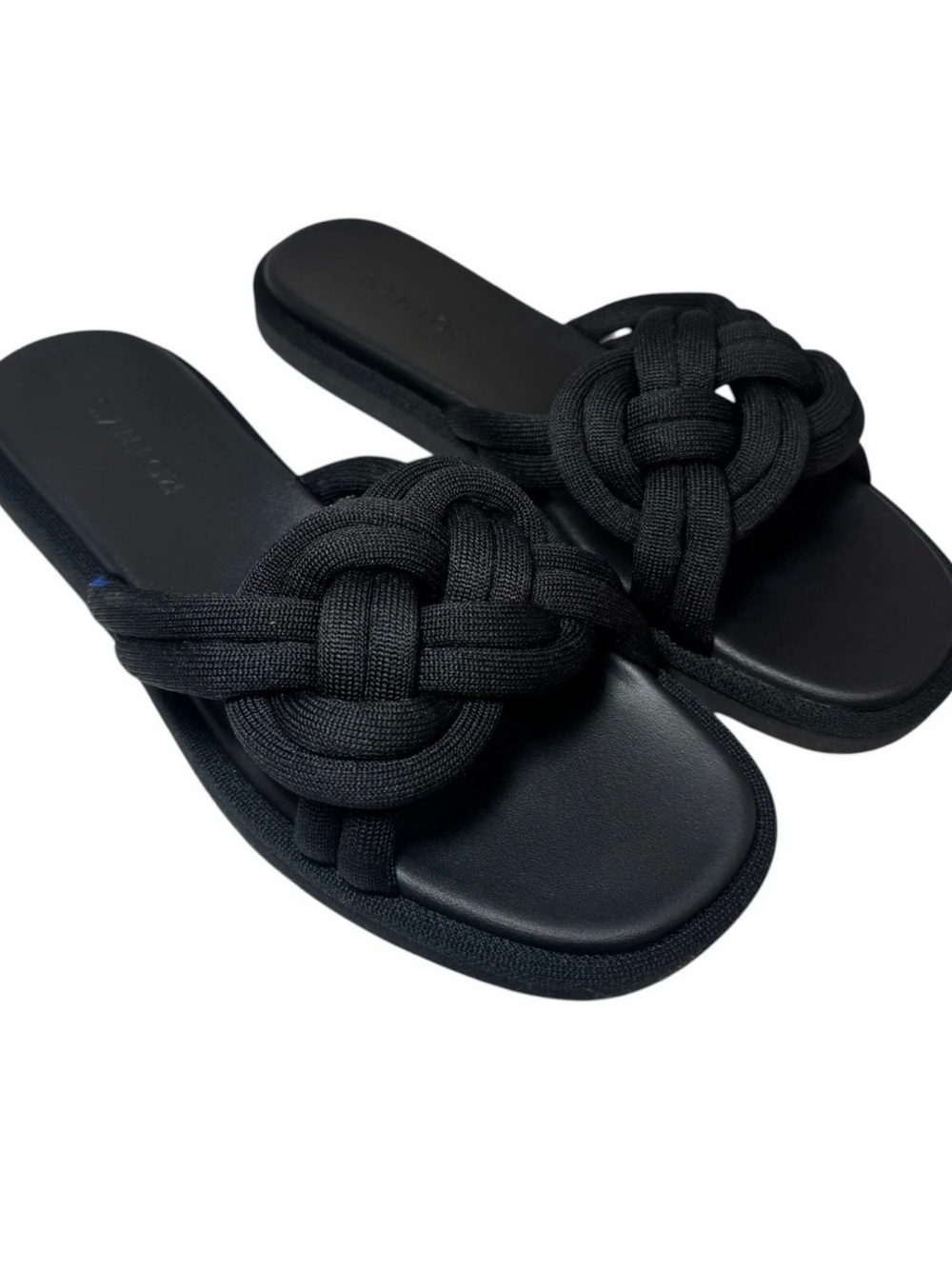 Rothy's The Summer Sandal Women's Size 9.5 US Black Braided Sandals